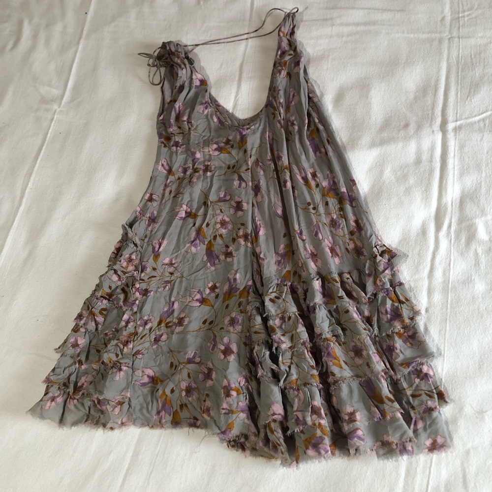 🌸FREE PEOPLE Lavender Floral Dress 💜